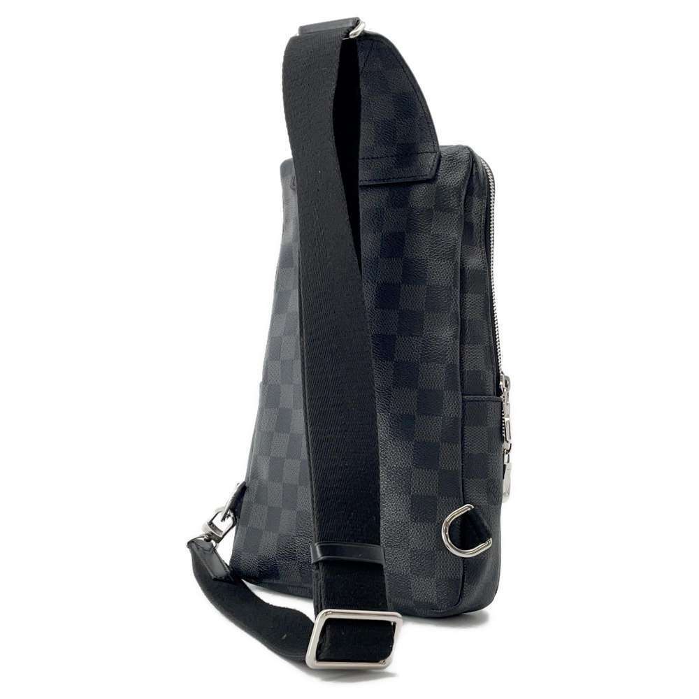 Louis Vuitton Black Avenue Sling Graphite Bag Shoulder Black Damier